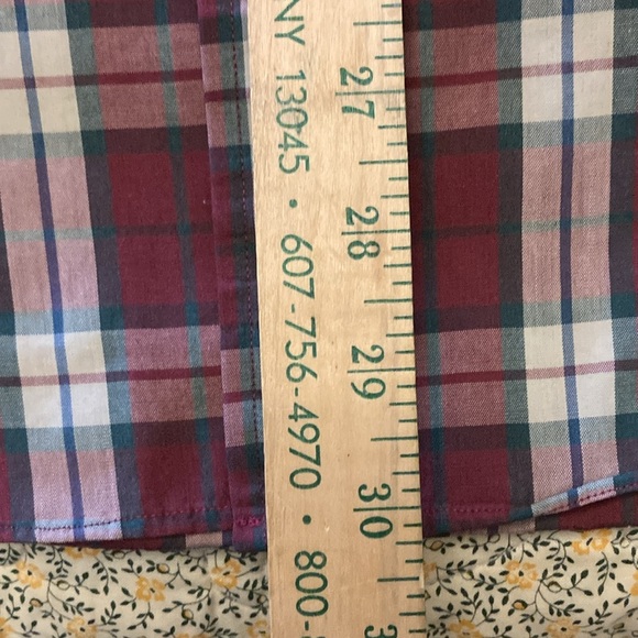 Eddie Bauer men’s large plaid casual button down shirt long sleeve classic - Picture 8 of 10